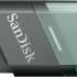Флешка USB Sandisk iXpand Flip 128ГБ, USB3.1, зеленый и серебристый [sdix90n-128g-gn6ne]